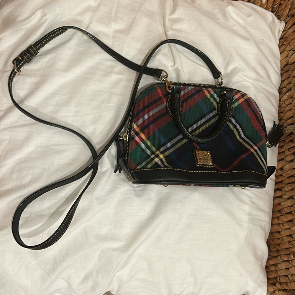 Dooney & Bourke holiday plaid crossbody